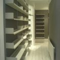 Vitsoe shelving: 'before and after' by Nick Evans